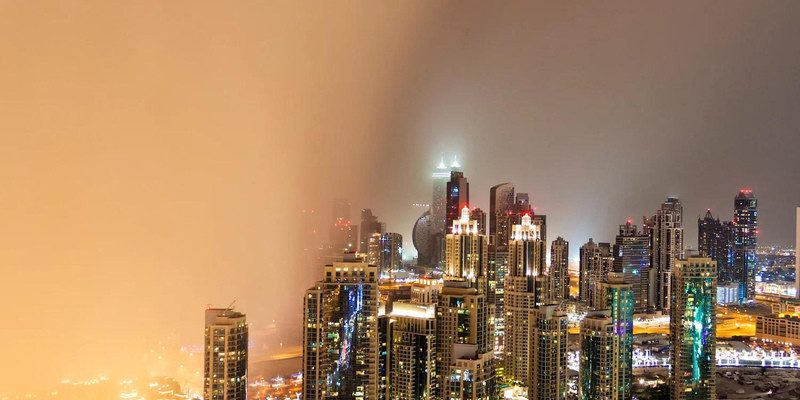 Mùa mưa ở Dubai